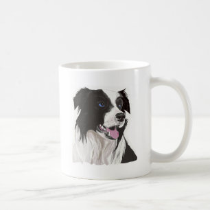 Schwarz-Weiß-Farb-Augen Kaffeetasse