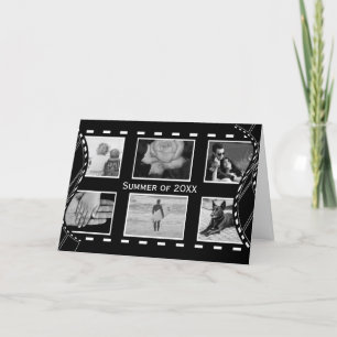 Schwarz-Weiß-Filmrolle Karte