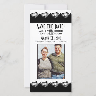 Schwarz-Weiß-Fisch Save the Date