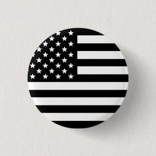 Schwarz-Weiß-Flag-Taste Button