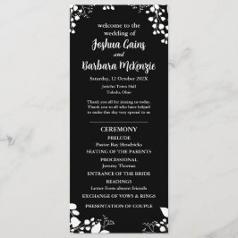 Schwarz-Weiß-Flat-Programm Programm