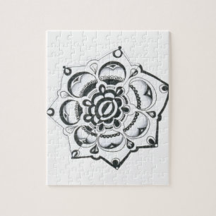 Schwarz-Weiß-Flora-Symmetrie