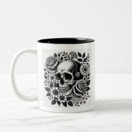 Schwarz-Weiß-Forte Zweifarbige Tasse