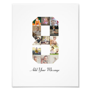 Schwarz-weiß-Foto-Collage Nummer 8 Fotodruck