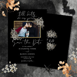 Schwarz-Weiß-Foto-Hochzeit Save The Date