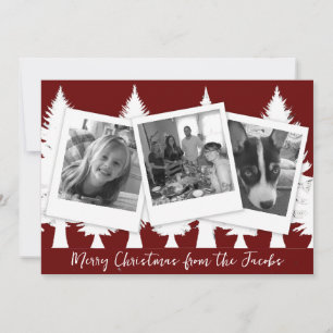 Schwarz-Weiß-Foto modernes Weihnachten