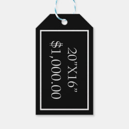 Schwarz-Weiß-Fotografie Druckgröße & Preis Geschenkanhänger