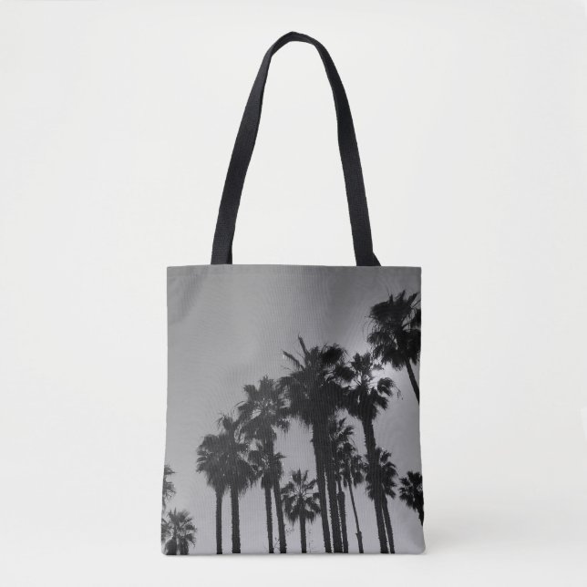 Schwarz-Weiß-Fotografie im Sommer-Ozean Tasche (Vorderseite)