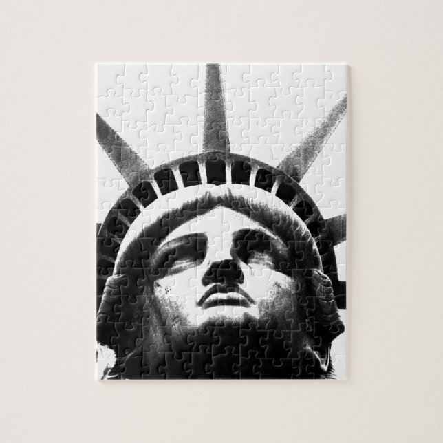 Schwarz-Weiß-Freiheitsstatue (Vertikal)