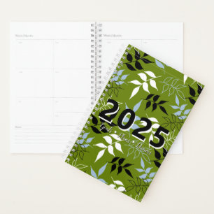 Schwarz & Weiß & Frühling über 2025 individuell an Planer