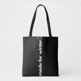 Schwarz & Weiß für Sommer und Winter Tasche