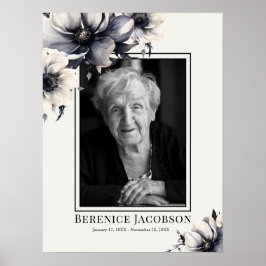 Schwarz-Weiß-Gedenkfeier Poster