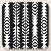 Schwarz-Weiß-geometrisches Boho-Design