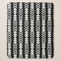 Schwarz-Weiß-geometrisches Boho-Design