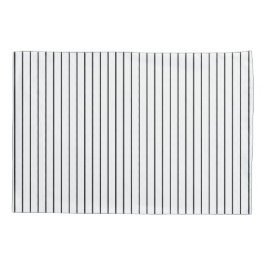 Schwarz-weiß gestreifter Pillowcase Kissenbezug