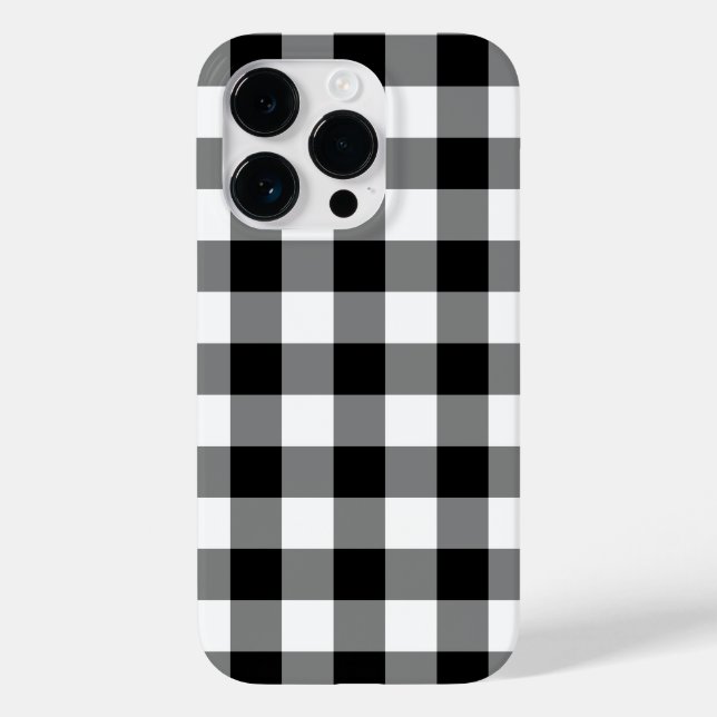 Schwarz-Weiß Gingham-Muster title_seo2 (Rückseite)