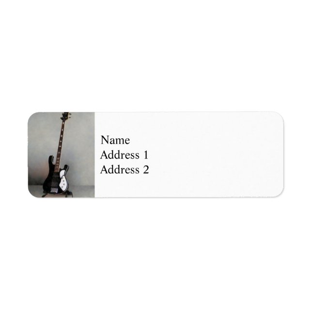 Schwarz-Weiß-Gitarre (Vorne)