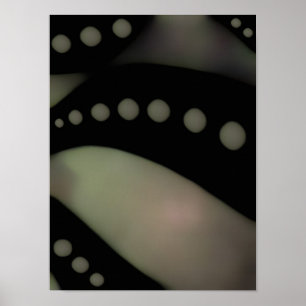 Schwarz & Weiß glatt ~ Geschenkwraps Poster