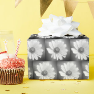 Schwarz-Weiß-Glühen Geschenkpapier