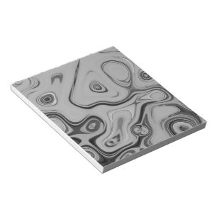 Schwarz-weiß-Granit-Marmor-Farb-Art-Design Notizblock