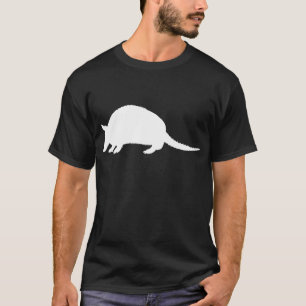 Schwarz-Weiß-Gürteltier T-Shirt