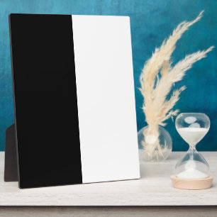 Schwarz-Weiß-Halbschrift und Halbgrafik Fotoplatte