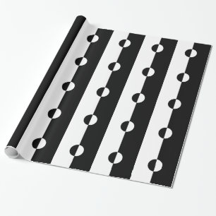 Schwarz & Weiß Harmonie Geschenkpapier