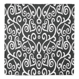 Schwarz-Weiß-Herz-Muster