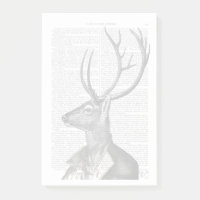 Schwarz-Weiß-Hirsch-Portrait