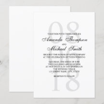 Schwarz-Weiß-Hochzeit