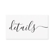 Schwarz-Weiß-Hochzeitsdetails