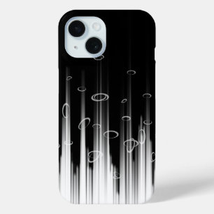 Schwarz-Weiß-Hypnotic-Line-Streaks Art Case-Mate iPhone Hülle