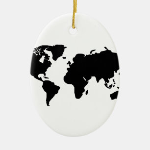 Schwarz-Weiß-Illustration Keramikornament