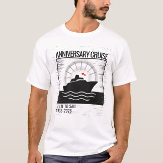 Schwarz-Weiß-Jubiläumsreise T-Shirt