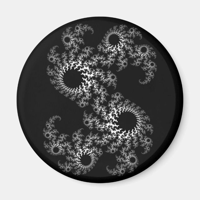 Schwarz-Weiß-Julia 324048 Magnet (Vorne)