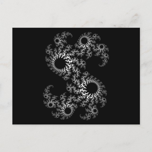 Schwarz-Weiß-Julia 324048 Postkarte (Vorderseite)