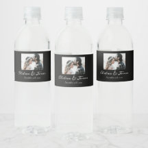 Schwarz-Weiß-Kalligrafie Foto Sparkling Weintraube