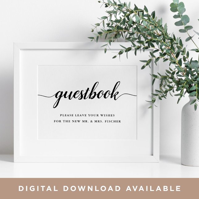 Schwarz-Weiß-Kalligrafie Hochzeitseglied Poster (Von Creator hochgeladen)