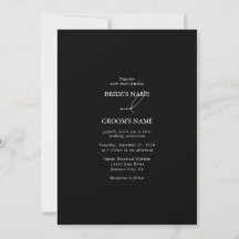 Schwarz-Weiß-Kalligrafie-Signatur-Skript-Hochzeit