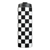 Schwarz-Weiß kariert Schach Retro