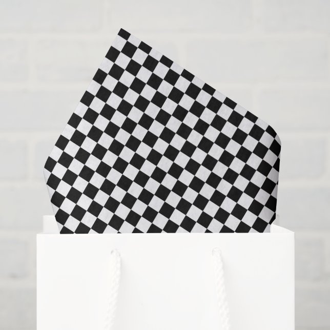 Schwarz-Weiß-Karton Seidenpapier (Geschenktüte)