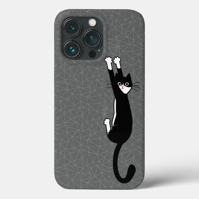 Schwarz-Weiß-Katze | Funny Tuxedo Cat Case-Mate iPhone Hülle (Rückseite)