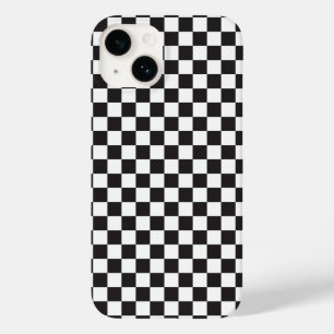 Schwarz-Weiß-Klassisches Retro-Prüfmuster Case-Mate iPhone Hülle