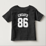 Schwarz-Weiß-Kleinkind | Sports Jersey Kleinkind T-shirt<br><div class="desc">Schwarz-Weiß-Kleinkind | Sports Jersey Design ・ Kleinkind Fleece Sweatshirt</div>