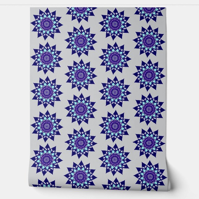 Schwarz-Weiß-Kosmos Tapete (Abrollen)