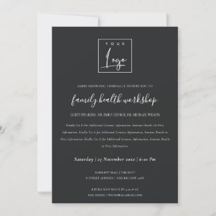 SCHWARZ &  WEISS KRAFT WORKSHOP GALA VERANSTALTUNG EINLADUNG