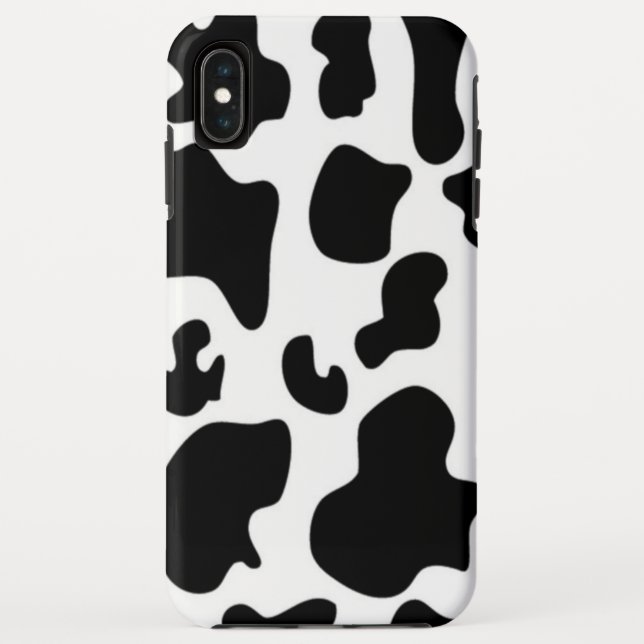 Schwarz-Weiß-Kuh Case-Mate iPhone Hülle (Rückseite)