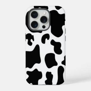 Schwarz-Weiß-Kuh iPhone 15 Pro Hülle
