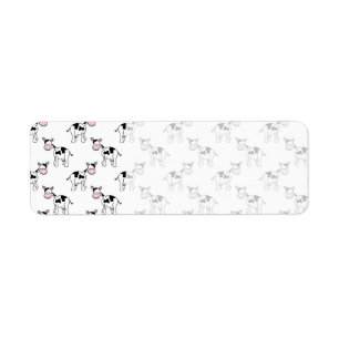 Schwarz-Weiß-Kuh-Muster.