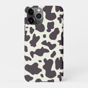 Schwarz-Weiß-Kuh-Muster Print iPhone 11Pro Hülle